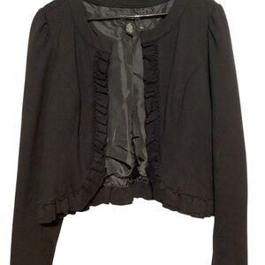 Elegant Black international concepts Women's Jacket size XL